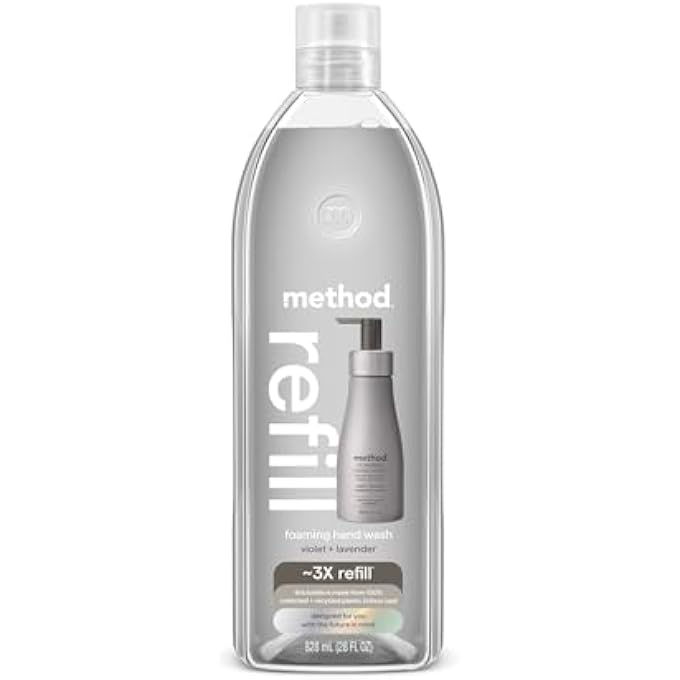 Method FOAMING LIQUID HAND SOAP REFILL, VIOLET & LAVENDER, BIODEGRADABLE FORMULA, 28 FL OZ (PACK OF 1) (PACKAGE MAY VARY) - Image 1